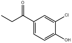 1-Propanone, 1-(3-chloro-4-hydroxyphenyl)- Structure