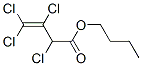 butyl 2,3,4,4-tetrachloro-3-butenoate Structure