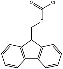 9-Fluorenylmethyl chloroformate Struktur