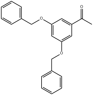 3,5-二苄氧基苯乙酮, 28924-21-2, 结构式