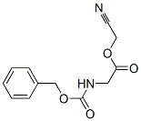 cyanomethyl 2-phenylmethoxycarbonylaminoacetate Structure