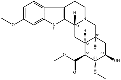 methyl (3beta,16beta,17alpha,18beta,20alpha)-18-hydroxy-11,17-dimethoxyyohimban-16-carboxylate Structure