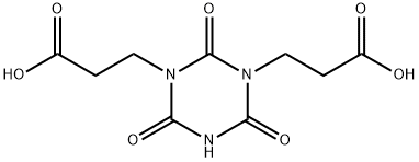 BIS(2-CARBOXYETHYL) ISOCYANURATE Structure