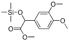 (3,4-Dimethoxyphenyl)(trimethylsilyloxy)acetic acid methyl ester Structure