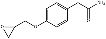 2-[4-(2,3-EPOXYPROPOXY)PHENYL]ACETAMIDE Structure