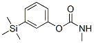 Methylcarbamic acid 3-(trimethylsilyl)phenyl ester Structure