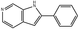 2-PHENYL-1H-PYRROLO[2,3-C]PYRIDINE Structure