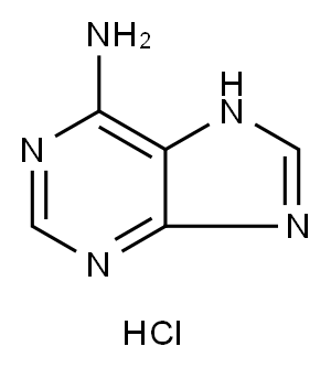腺嘌呤盐酸盐, 2922-28-3, 结构式