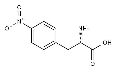 4-NITRO-DL-PHENYLALANINE Structure