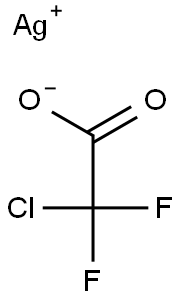 silver(1+) chlorodifluoroacetate Structure