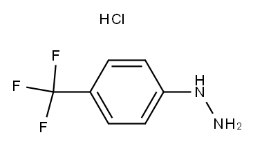 4-(Trifluoromethyl)phenylhydrazine hydrochloride Structure