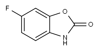 2(3H)-Benzoxazolone,  6-fluoro- Structure