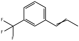 1-(1-propenyl)-3-(trifluoromethyl)benzene Structure