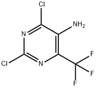 5-Amino-2,4-dichloro-6-(trifluoromethyl)pyrimidine Structure