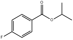 Benzoic acid, 4-fluoro-, 1-Methylethyl ester Structure