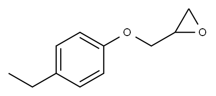 2-(p-Ethylphenoxymethyl)oxirane Structure