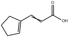 3-CYCLOPENT-1-ENYL-ACRYLIC ACID Structure