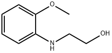 2-[(2-甲氧苯基)氨基]乙烷-1-醇 结构式