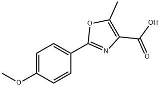 2-(4-METHOXYPHENYL)-5-METHYL-1,3-OXAZOLE-4-CARBOXYLIC ACID Structure