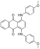 1,4-bis[(4-methoxyphenyl)amino]anthraquinone Structure