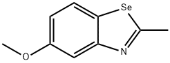 5-甲氧基-2-甲基苯并硒唑, 2946-17-0, 结构式