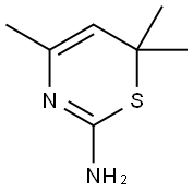 4,6,6-Trimethyl(6H)-1,3-thiazin-2-amine Structure