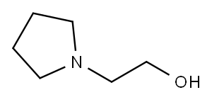 N-(2-Hydroxyethyl)pyrrolidine Structure