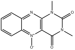 1,3-Dimethylbenzo[g]pteridine-2,4(1H,3H)-dione 5-oxide Structure
