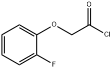 (2-fluorophenoxy)acetyl chloride Structure