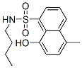 N-butyl-8-hydroxy-5-methylnaphthalene-1-sulphonamide 结构式