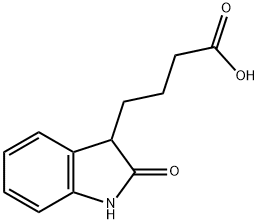 4-(2-OXO-2,3-DIHYDRO-1H-INDOL-3-YL)BUTANOIC ACID Structure