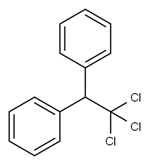 1,1'-(2,2,2-trichloroethylidene)dibenzene Structure