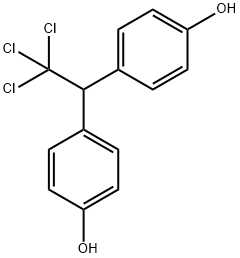 2,2-Bis(4-hydroxyphenyl)-1,1,1-trichloroethane Structure