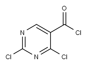 2,4-Dichloro-5-pyrimidinecarbonyl chloride Structure