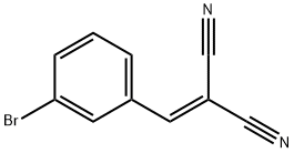 (3-Bromobenzylidene)malononitrile Structure