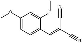 2-(2,4-Dimethoxybenzylidene)propanedinitrile 结构式