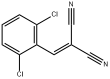 2,6-DICHLOROBENZALMALONONITRILE 结构式