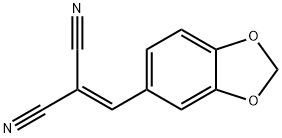 (BENZO[3,4-D]1,3-DIOXOLAN-5-YLMETHYLENE)METHANE-1,1-DICARBONITRILE Structure