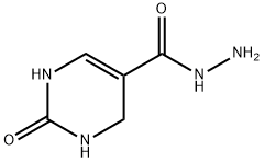 5-Pyrimidinecarboxylic  acid,  1,2,3,4-tetrahydro-2-oxo-,  hydrazide Structure