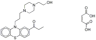carfenazine hydrogen maleate Structure