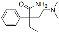 4-(Dimethylamino)-2-ethyl-2-phenylbutyramide 结构式