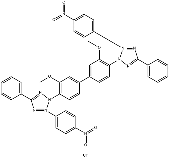 ニトロブルーテトラゾリウム 化学構造式