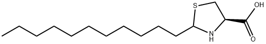 2-UNDECYL-THIAZOLIDINE-4-CARBOXYLIC ACID, 298186-80-8, 结构式