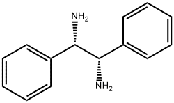 (1S,2S)-(-)-1,2-ジフェニルエチレンジアミン 化学構造式