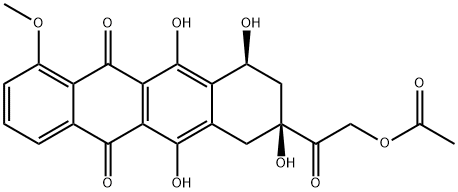14-O-AcetyldaunoMycinone Structure