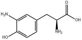 3-氨基-L-酪氨酸, 300-34-5, 结构式