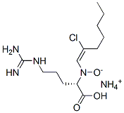 azanium [(E)-2-chlorohept-1-enyl]-oxido-arsinic acid Structure