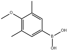 4-メトキシ-3,5-ジメチルフェニルボロン酸 化学構造式