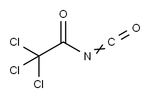 三氯乙酰异氰酸酯, 3019-71-4, 结构式
