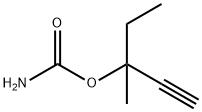 1-ethyl-1-methylprop-2-ynyl carbamate  Struktur